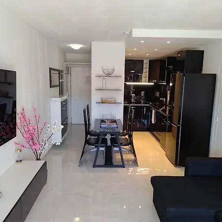 Magnifique 2 Pieces Piscine Parking A Pied Tennis דירה